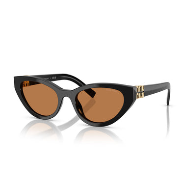 Miu Miu Sonnenbrille MUA04S 16K10I Schwarz/Braun Damen 2