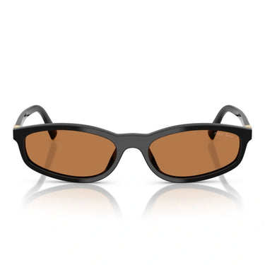 Miu Miu Okulary Przeciwsłoneczne MUA06S 16K10I Czarny/Brązowy Damskie