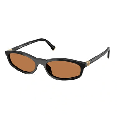 Miu Miu Okulary Przeciwsłoneczne MUA06S 16K10I Czarny/Brązowy Damskie 2