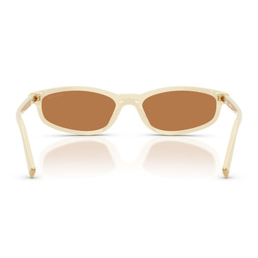Miu Miu Okulary Przeciwsłoneczne MUA06S 21D90Q Biały/Brązowy Damskie 3