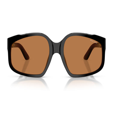 Miu Miu Okulary Przeciwsłoneczne MUA07S 16K90Q Czarny/Brązowy Damskie