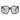 Miu Miu Okulary Przeciwsłoneczne MUA07S 24D20R Czekoladowy/Niebieski Damskie