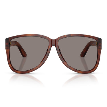 Miu Miu Sonnenbrille MUA08S 26E80Q Tabak Gestreift/Dunkelgrau Damen
