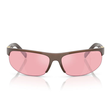 Miu Miu Occhiali da Sole MUA02S 14Y70J Cacao Metallizzato/Rosa Specchiato Donna