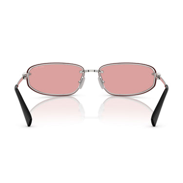 Miu Miu Sonnenbrille MUA50S 1BC70J Silber/Rosa Verspiegelt Damen 4
