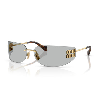 Miu Miu Sunglasses MUA51S 5AK50K Gold/Grey Women 2