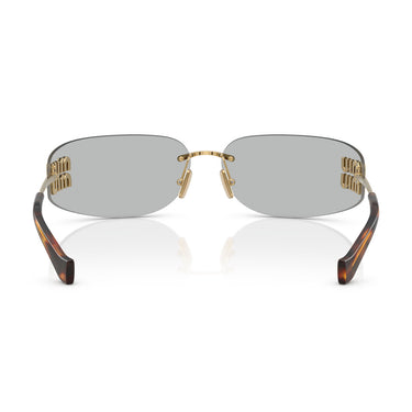 Miu Miu Sunglasses MUA51S 5AK50K Gold/Grey Women 4