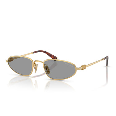 Miu Miu Okulary Przeciwsłoneczne MUA52S 5AK40O Złoty/Szary Gradient Damskie