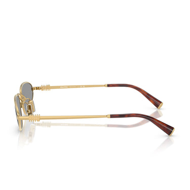 Miu Miu Okulary Przeciwsłoneczne MUA52S 5AK40O Złoty/Szary Gradient Damskie