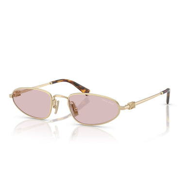 Miu Miu Okulary Przeciwsłoneczne MUA52S ZVN4I0 Złoto/Róż Gradient Damskie