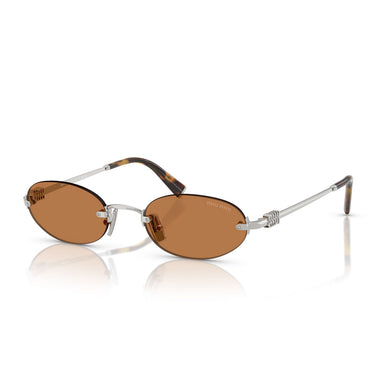 Miu Miu Sonnenbrille MUA54S 1BC90Q Silber/Braun Damen 2