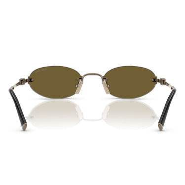 Miu Miu Sonnenbrille MUA54S 26C09Z Gold Dunkelbraun Damen 3