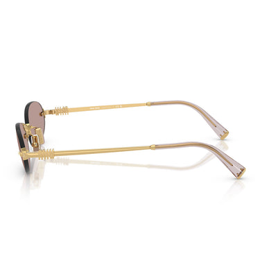 Miu Miu Gafas de Sol MUA54S 5AK20I Oro Violeta Claro Marrón Mujer 2