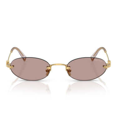 Miu Miu Gafas de Sol MUA54S 5AK20I Oro Violeta Claro Marrón Mujer