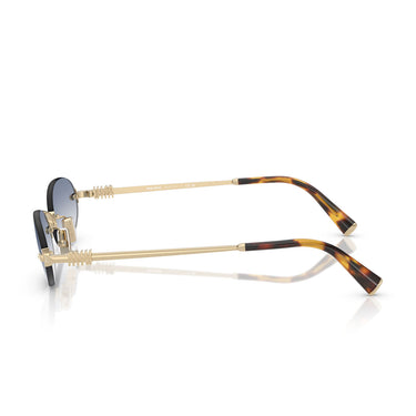 Miu Miu Sonnenbrille MUA54S ZVN80O Gold/Blau Verlauf Damen
