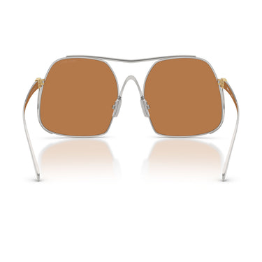 Miu Miu Okulary Przeciwsłoneczne MUA55S 1BC90Q Srebrny/Brązowy Damskie