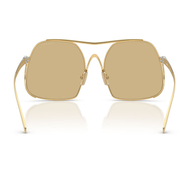 Miu Miu Okulary Przeciwsłoneczne MUA55S 5AK10R Złoto/Żółty Damskie 3