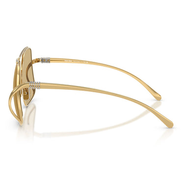 Miu Miu Okulary Przeciwsłoneczne MUA55S 5AK10R Złoty/Żółty Damskie 2