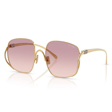 Miu Miu Sonnenbrille MUA57S 5AK40S Gold/Braun Verlauf Dunkelviolett Damen 1