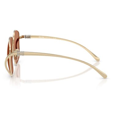Miu Miu Okulary Przeciwsłoneczne MUA57S ZVN90Q Złoto Blado Brązowe Damskie 3