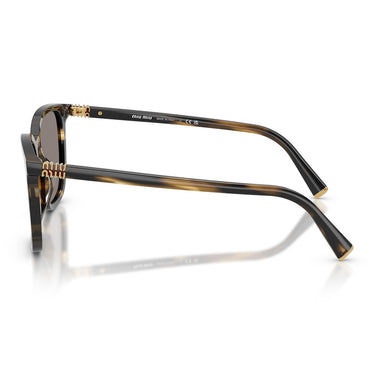 Miu Miu Okulary Przeciwsłoneczne MUB03S 25E80Q Paski Loden/Grigio Scuro Damskie 3