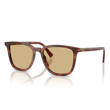 Miu Miu Okulary Przeciwsłoneczne MUB03S 26E10R Tabacco Striato/Giallo Damskie 1
