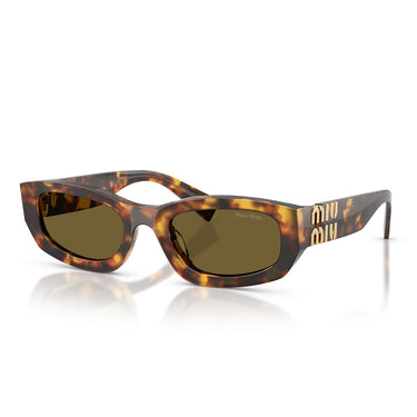 Miu Miu Okulary Przeciwsłoneczne MUB04S 14L09Z Brązowy Miód/Ciemny Brąz Damskie 1