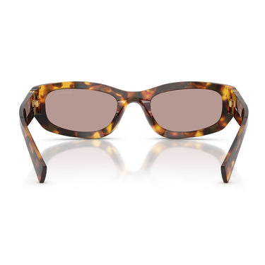 Miu Miu Occhiali da Sole MUB04S 14L20I Marrone MieleViola Chiaro Marrone Donna 4