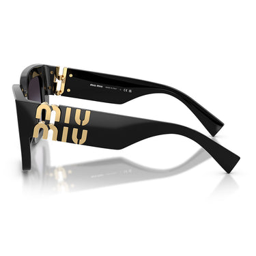 Miu Miu Okulary Przeciwsłoneczne MUB05S 16K90A Czarny Szary Gradient Damskie 4