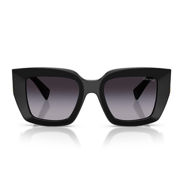 Miu Miu Sonnenbrille MUB05S 16K90A Schwarz Grau Verlauf Damen