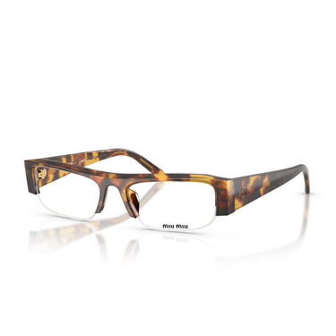 Miu Miu Occhiali da Sole MUB07S 14L08N Marrone Miele Trasparente con Filtro Luce Blu Donna 2