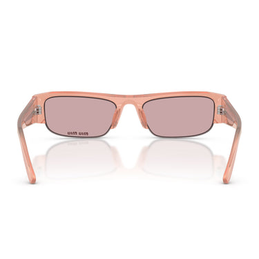 Miu Miu Occhiali da Sole MUB07S 20I60V Rosa Opalino/Rosa Donna 3