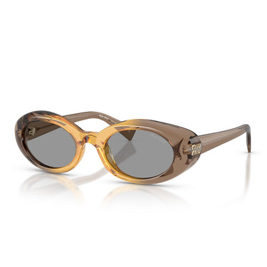 Miu Miu Occhiali da Sole MUB09S 24M50Q Beige/Grigio Donna 1