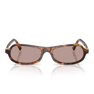 Miu Miu Occhiali da Sole MUB10SU 14L20I Marrone Miele/Viola Chiaro Marrone Donna