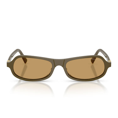 Miu Miu Occhiali da Sole MUB10SU 25L10Y Verde/Marrone Donna