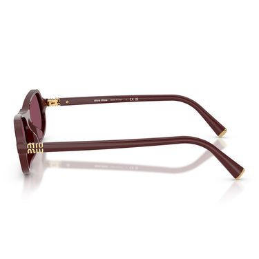 Miu Miu Occhiali da Sole MUB10SU 26L20Y Rosso Ciliegia/Violetto Scuro Donna 2