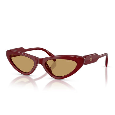 Miu Miu Occhiali da Sole MUB11SU 21I10Y Burgundy Opalino Marrone Donna 1