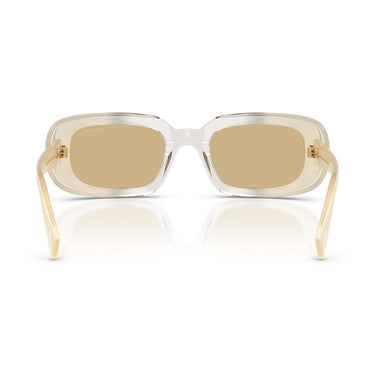 Miu Miu Occhiali da Sole MUB13S 21R10R Latte Opalino Giallo Donna 4