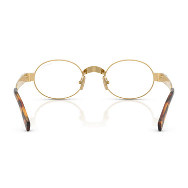 Miu Miu Occhiali da Sole MUB51S 5AK10W Oro/Trasparente con Filtro Luce Blu Donna 4