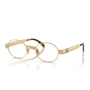 Miu Miu Occhiali da Sole MUB51S 5AK10W Oro/Trasparente con Filtro Luce Blu Donna 2