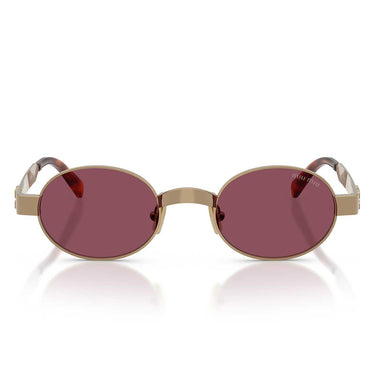 Miu Miu Occhiali da Sole MUB51S 7OE30Y Ottone/Violetto Scuro Donna