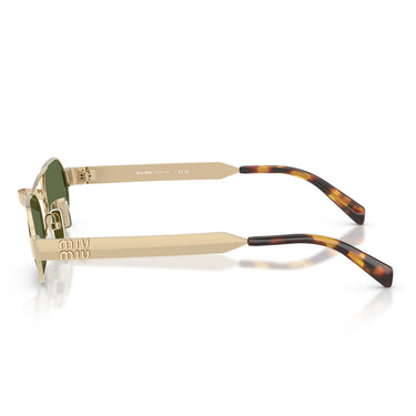 Miu Miu Occhiali da Sole MUB52S ZVN71A Oro Pallido Verde Scuro Donna 3
