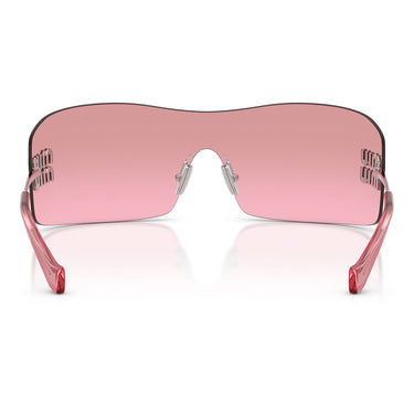 Miu Miu Occhiali da Sole MUB53S 1BC70Y Argento/Rosa Specchiato Donna 3