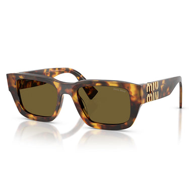 Miu Miu Occhiali da Sole MUC04S 14L09Z Marrone Miele Marrone Scuro Donna 2