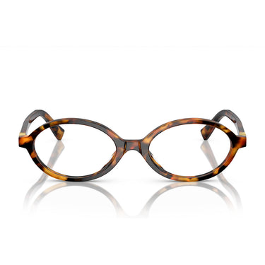 Miu Miu Occhiali da Vista MU01XV 19P1O1 Marrone Chiaro Trasparente Donna