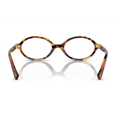 Miu Miu Occhiali da Vista MU01XV 19P1O1 Marrone Chiaro Trasparente Donna 4