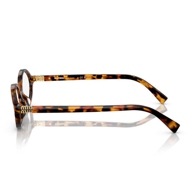 Miu Miu Occhiali da Vista MU01XV 19P1O1 Marrone Chiaro Trasparente Donna 3