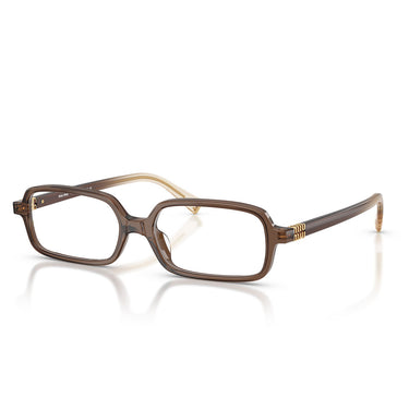 Miu Miu Occhiali da Vista MU01YV 23H1O1 Marrone Trasparente/Trasparente Donna 1