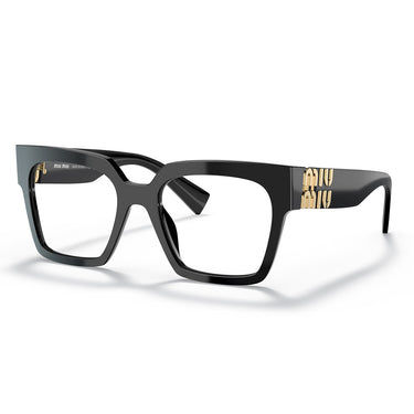 Miu Miu Occhiali da Vista MU04UV 1AB1O1 Nero Trasparente Donna 2