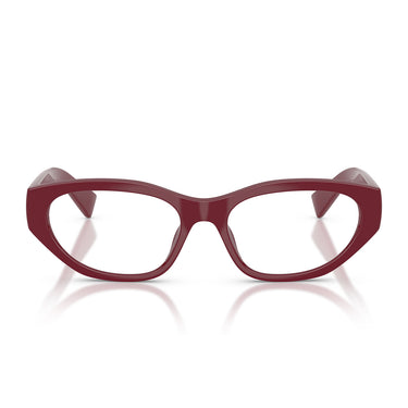 Miu Miu Occhiali da Vista MU08ZVU 25R1O1 Bordeaux Trasparente Donna